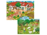 lego, webshop, webáruház, legó, legókRavensburger Farm puzzle, 2x20 darab,  4 éveseknek,  5 éveseknek,  6 éveseknek,  7 éveseknek,  8 éveseknek,  9 éveseknek, Ravensburger, Puzzle, Puzleball, Puzzle 100 db-ig