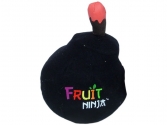 Fruit Ninja - Bomba 13 cm-es plüssfigura hanggal,  plüssök