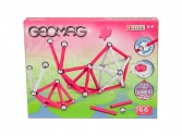 Geomag 66 db-os színes készlet lányoknak,  építőjátékok