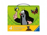 Ravensburger Puzzle 4 in 1 Kisvakond,  7 éveseknek