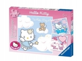 Hello Kitty 3 x 49 db-os puzzle, hello kitty