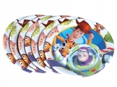 Toy Story 3 papírtányér, 23 cm,  3 éveseknek