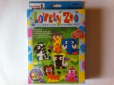 Állatos gyurmaszett Lovely Zoo Activity Doug szett, lego, webshop, webáruház, legó, legókFa kirakós játék 8 db-os kislányos,  2 éveseknek,  3 éveseknek,  4 éveseknek