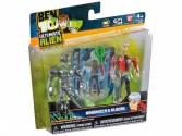 Ben10 - szörny készítő figura szett  nanomech, albedo,  játékfigurák