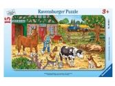 Ravensburger Farmélet ramapuzzle, 15 darab,  puzzle, puzleball