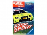 Motor Sport versenyautók autóskártya - sárga,  kártyák
