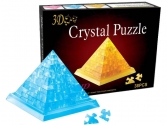 3D kristálypuzzle Piramis, 38 db,  puzzle, puzleball