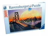 Ravensburger San Francisco puzzle, 3000 darab,  puzzle, puzleball