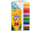 Crayola: 24 db vékony hegyű színes filctoll,  színezők