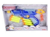X-Power szivacs töltényes pisztoly - kék,  fegyverek