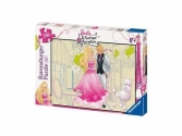 Ravensburger Barbie A fashion Fairytale puzzle, 200 darab, ravensburger
