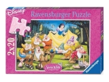 lego, webshop, webáruház, legó, legókRavensburger Hófehérke puzzle, 2x20 darab,  4 éveseknek,  5 éveseknek,  6 éveseknek,  7 éveseknek,  8 éveseknek,  9 éveseknek, Ravensburger, Puzzle, Puzleball, Puzzle 100 db-ig, Disney, Disney hercegnők