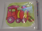 Baby csipogós fürdető könyv járműves,  1 éveseknek