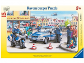 Ravensburger Rendõrség ramapuzzle, 15 darab, ravensburger