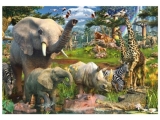lego, webshop, webáruház, legó, legókRavensburger Afrikai állatok puzzle, 18000 darab, 14 éveseknek, 15 éveseknek, 16 éves kortól, Ravensburger, Puzzle, Puzleball, Puzzle 1001 db fellett