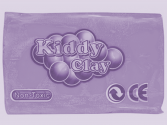 Kiddy clay kis gyurma lila,  kreatív és készségfejlesztő