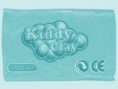 Kiddy clay kis gyurma zöld,  kreatív és készségfejlesztő