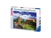 Ravensburger Falusi táj puzzle, 1000 darab,  puzzle, puzleball