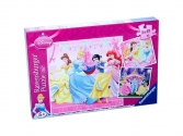 Disney hercegnõk 3 x 49 db-os puzzle, disney hercegnők